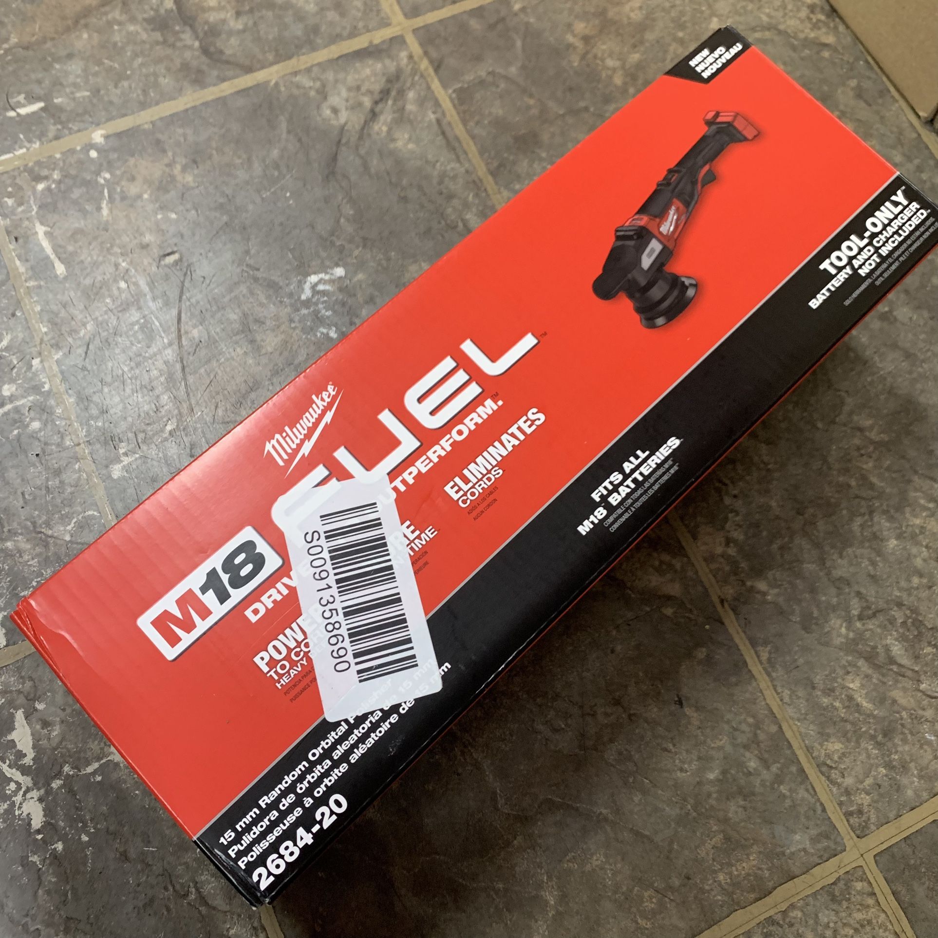 Milwaukee New Random Orbital Polisher M18 Fuel