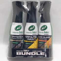 Turtle Wax Streak Free Mist Car Care Bundle 3-Pack