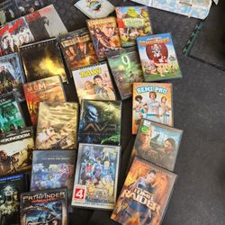 350 Plus DVDs 42-in Dynex LCD TV With Remote Great Picture And Blu-ray Player