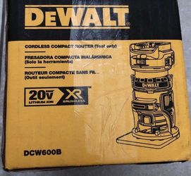 💢💢DEWALT 20-Volt MAX XR Cordless Brushless Compact Router (Tool-Only)