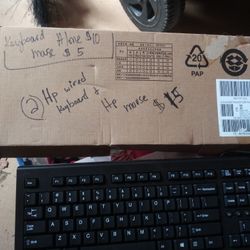3 Hp Wired Keyboards. 1 Mouse. 1 Printer