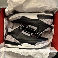 Air Jordan 3 Black Cement 