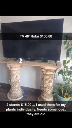 Roku Tv 40' in. Free mount included (Please read description)