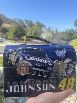 Jimmie Johnson Metal Lunchbox 