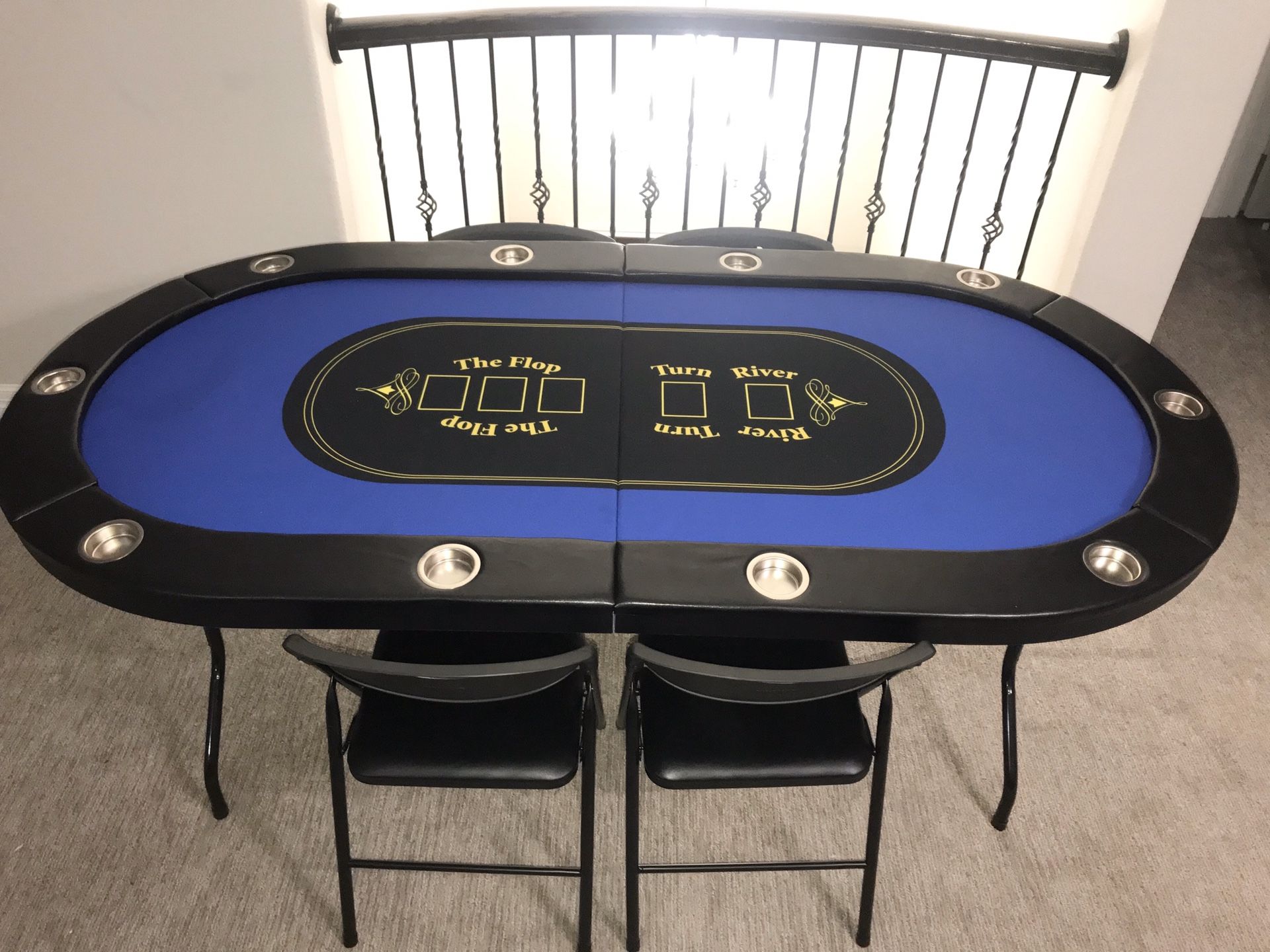 Texas Holdem Poker Table Seat Up To 10 Players! For Sale In Manvel, TX ...