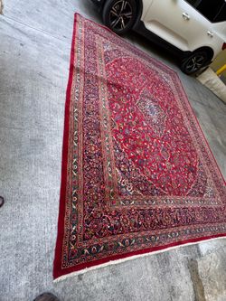 Hand made rug 14x10