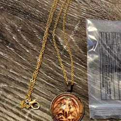 Chain with medallion