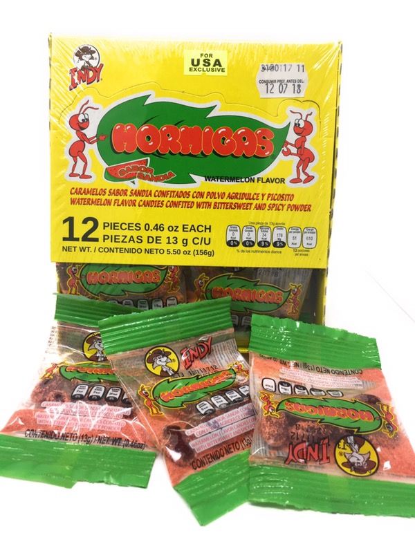 Indy Hormigas Watermelon Sweet and Sour Mexican Candy
