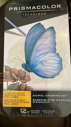 Learn how to draw a vibrant butterfly with the Prismacolor Technique Animal Drawing Set! This pack of artist-quality colored pencils comes with a QR c