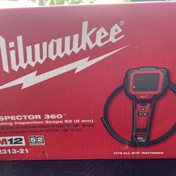 MILWAUKEE M12  M-SPECTOR. 360 ROTATING. INSPECTION SCOPE KIT New 