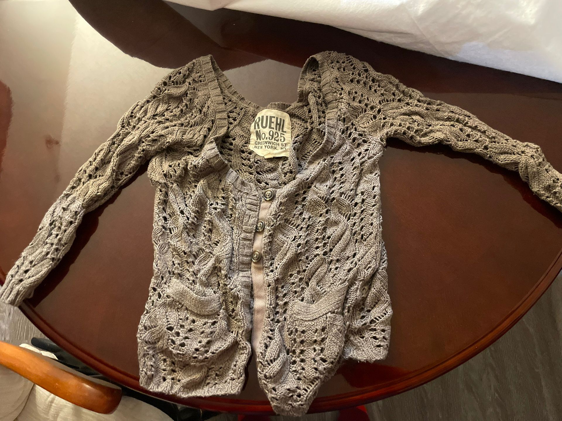 Ruehl Knitted Cardigan - Small