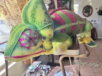 Jumbo chameleon plush