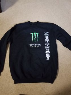 Monster energy crew sweatshirt and t-shirt medium