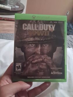 WWII call of duty xbox 1 game