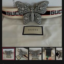 Gucci  Butterfly Buckleand Belt