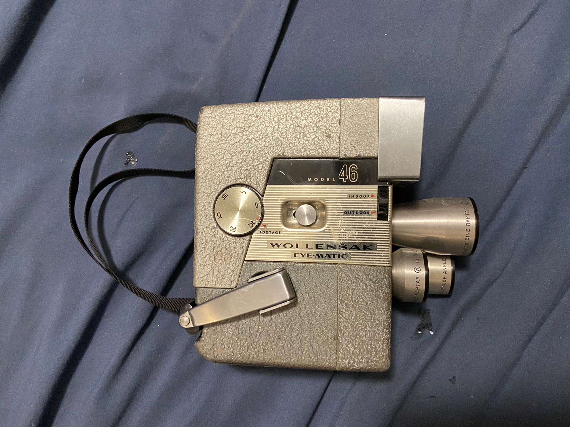 Wollensak Eye-Matic Model 46 Movie Camera Vintage