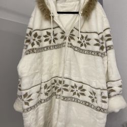 Women Within Plus Size Snow Flake Jacket