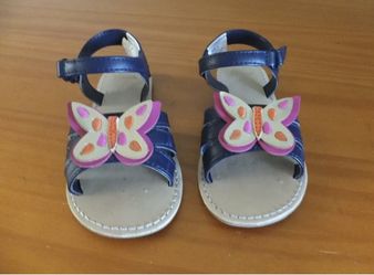 Gymboree Butterfly Sandals 6 Toddler