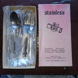 Vintage SCC Stainless steel cutlery (Full Set)