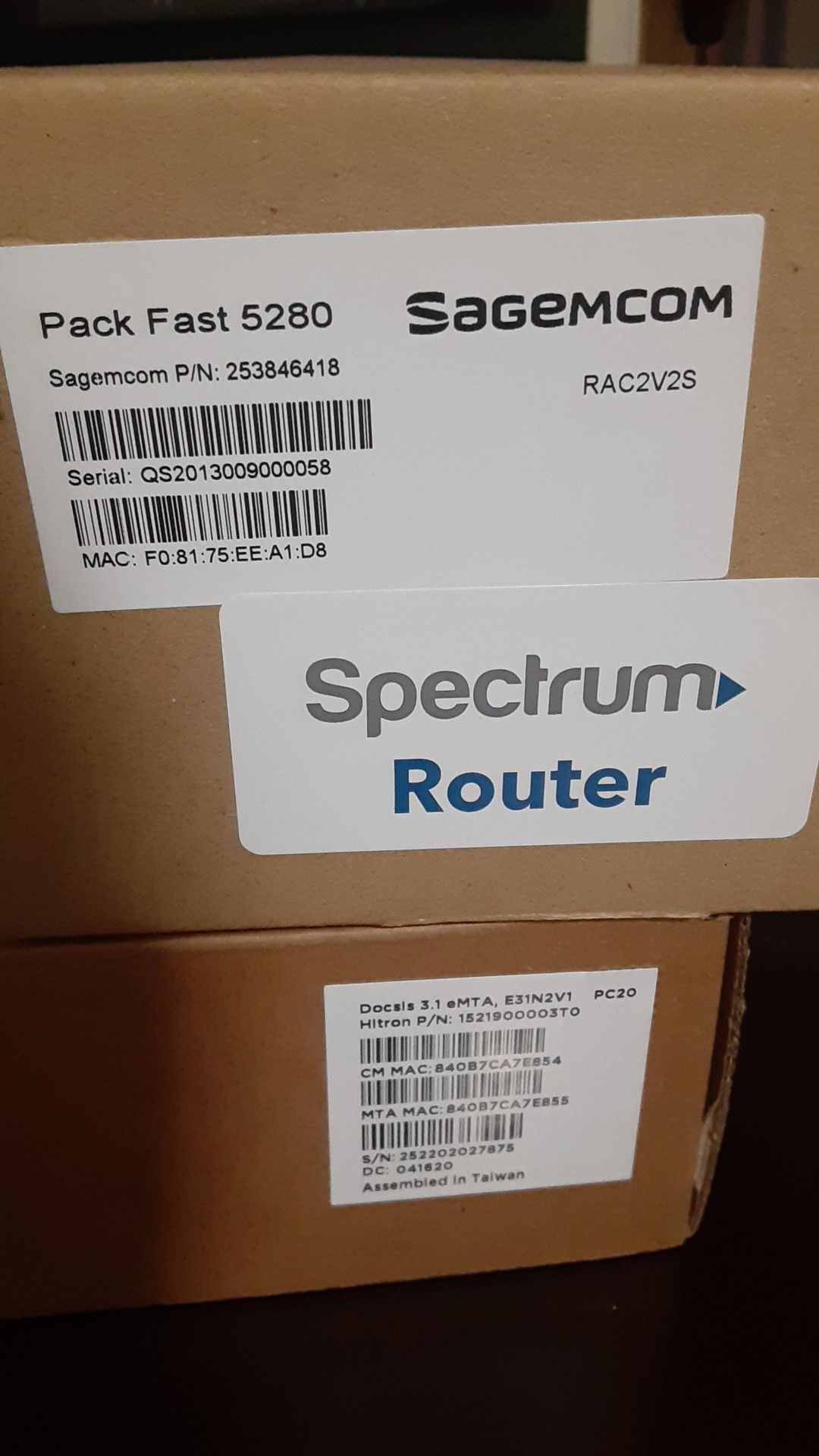 Spectrum Internet Router and Wifi Router