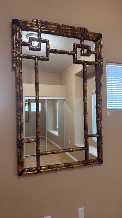 Chinese Bamboo Mirrow, like new 4ft by 2 ft
