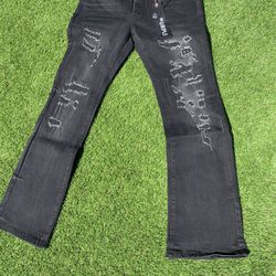 Purple Brand Flared Cuts 