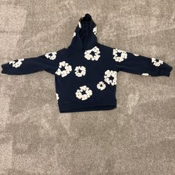 Denim Tear Hoodie Navy