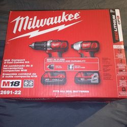 Milwaukee M18 Compact 2-tool Combo Kit
