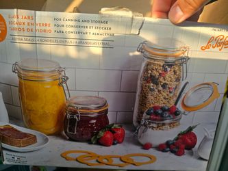 Le Parfait Glass Canning Jars Set
