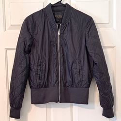 Inso Collection Quilted Bomber Jacket (Medium)