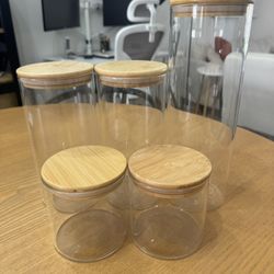 Glass Storage Canisters 