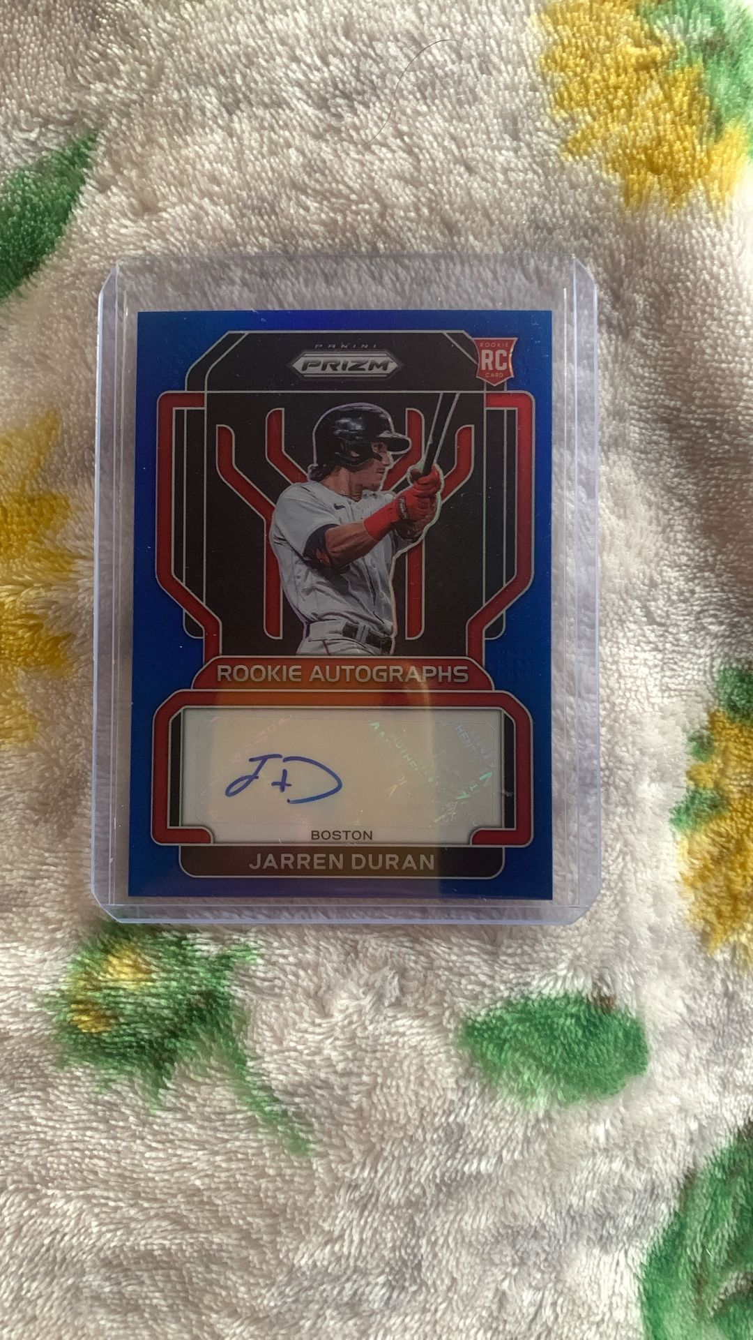 Jarren Duran Autographed MLB Trading Card
