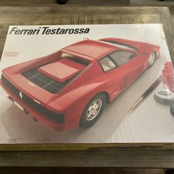Ferrari Testarossa Testors 1/16 Scale Model