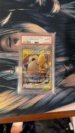 PSA 10 Eevee & Snorlax GX Tag Bolt Japanese