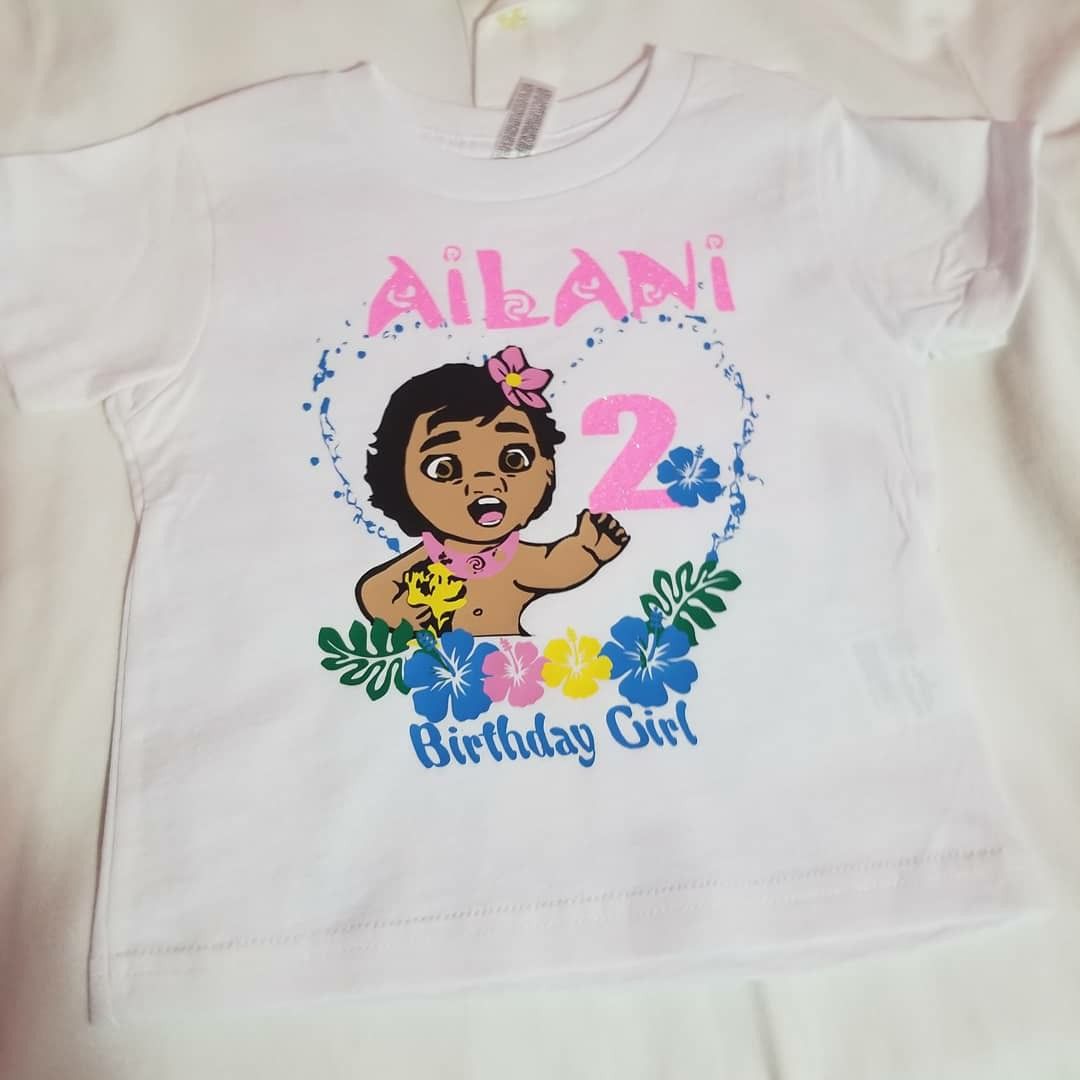 Moana shirt custom made