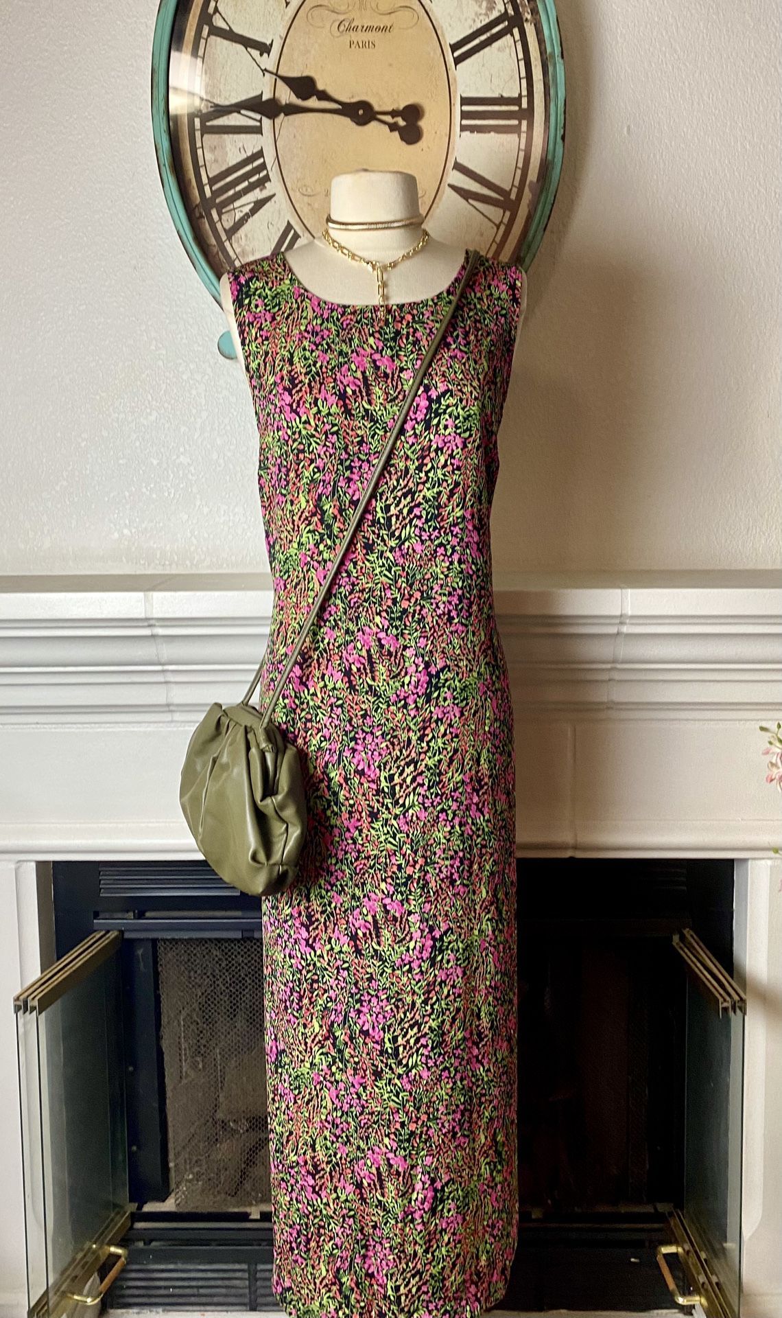 Chad’s Place Maxi Floral Print Dress