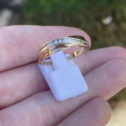 10k Mens Diamond Ring 