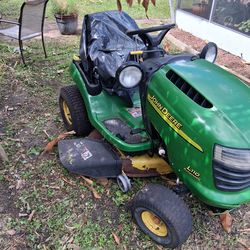 John deere riding lawnmower, it works, nothing wrong with it