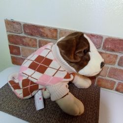 NWT Dog Argyle Sweater 🐶 Thick Warm Cozy Soft Stylish Pet Pullover