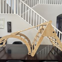 Pickler Triangle Foldable Wooden 3 Piece Baby Climbing Gym