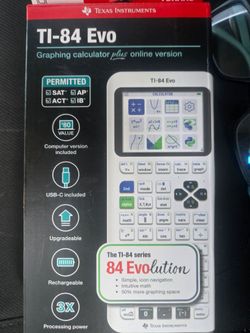 Ti 84 evo graphing calculator
