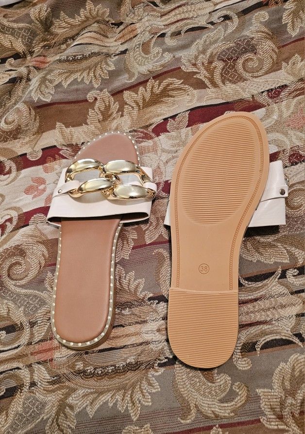 LADIES SLIDE SANDALS 