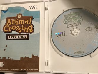 Animal Crossing City Folk Nintendo Wii Complete In-Box for Sale in