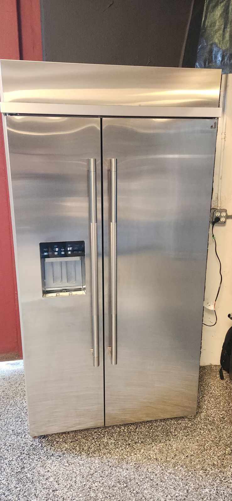 Jenn Air 42 Inch Counter Depth Built-In Side by Side Refrigerator