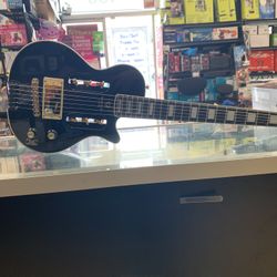  Traveler Guitar EG-1 Custom Electric Travel Guitar Gloss Black