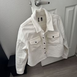 White Jacket Size Large 