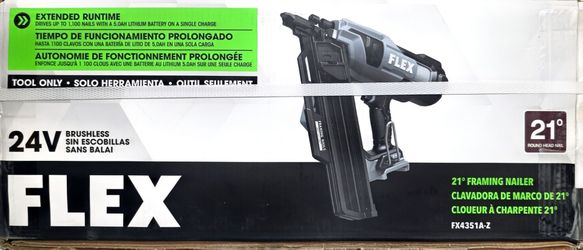 Flex 24v framing nailer
