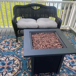 Wicker Patio Set  With Cushions 