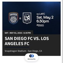 (2 Supporters Section) 5/2 Saturday SDFC vs LAFC 