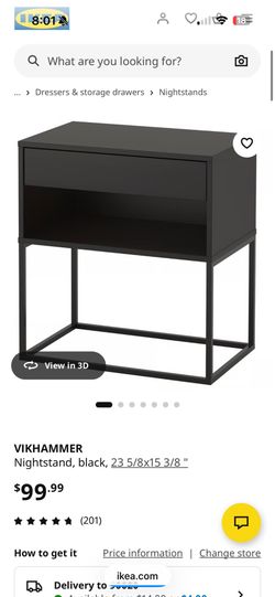 IKEA VIKHAMMER Nightstand
